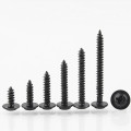 Black Carbon Steel M3 M4 M5 Phillips Washer Head Wood Screw Pan Washer Head Tapping Screw